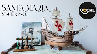 Maqueta de Iniciación del Nao Santa María de OcCre [upl. by Nosnhoj]