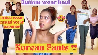 Elevating my wardrobe with the coolest bottoms  Buttom wear Try  on 😍 [upl. by Akemeuwkuhc]