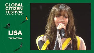 LISA on how we all have the power to make a difference  Global Citizen Festival NYC 2024 [upl. by Eyar]