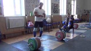 Klokov Dmitry clean 215 kg 3072013 [upl. by Aramad535]