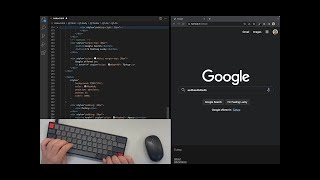 ASMR Programming  Google Search Page  No Talking [upl. by Adiell]