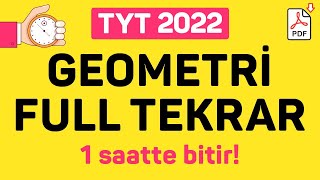 TYT GEOMETRİ FULL TEKRAR  2022  PDF  ŞENOL HOCA [upl. by Yelsha]