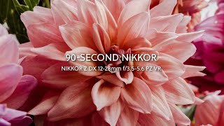 90SECOND NIKKOR  Episode 2  NIKKOR Z DX 1228mm f3556 PZ VR [upl. by Trocki]