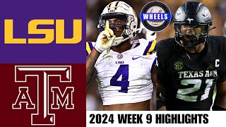 8 LSU vs 14 Texas AampM  Full Game Highlights  2024 College Football Highlights [upl. by Godber]