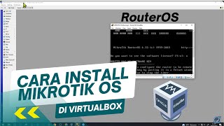 CARA INSTALL MIKROTIK OS DI VIRTUALBOX  FULL TUTORIAL [upl. by Ivad]