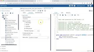 Creating Library Files and Creating Quartiles Quintiles andor Deciles from Data in SAS Studio [upl. by Askwith252]