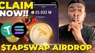 TAP SWAP Withdrawal Update How To Connect Your TAP SWAP To SOLANA  Phantom Wallet [upl. by Yeliw]