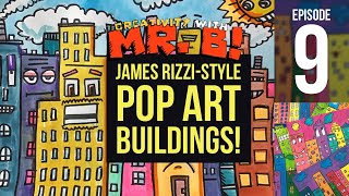 James RizziStyle POP ART Buildings [upl. by Vaientina773]