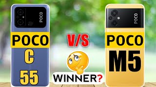 POCO C55 vs POCO M5 Winner 🤔🔥 [upl. by Otreblanauj631]