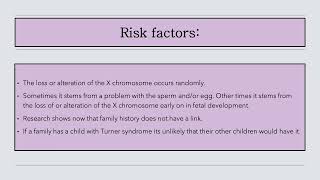 Turner Syndrome [upl. by Joleen]