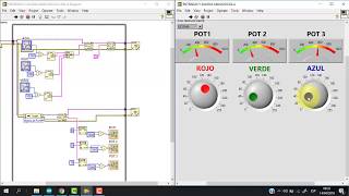 Comunicación ARDUINO y LabVIEW 10  Entradas amp Salidas Analogicas [upl. by Tjader]