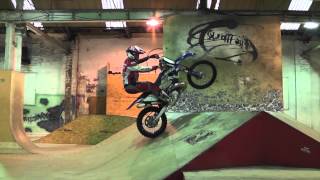 Graham Jarvis training at The Works skate park Leeds [upl. by Llertnauq]