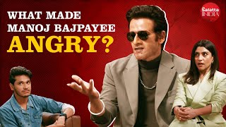 ANGRY Manoj Bajpayee WALKS OUT of Nayandeep Rakshits interview  Konkona Sen Sharma  Killer Soup [upl. by Pyszka]