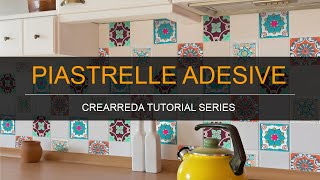 Crearreda  Tutorial Piastrelle Adesive [upl. by Carew]