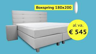 Goedkope boxspring boxspring 180x200 [upl. by Matthus]