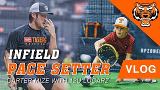 Infield Instructor Sets the Pace  Professional Tiger Trainer Vlog Carter Mize [upl. by Rohpotsirhc218]