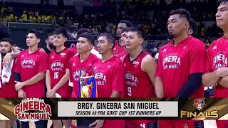 Brgy Ginebra San Miguel awarding  PBA Season 49 Governors Cup Finals [upl. by Snyder]