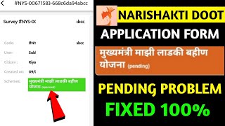 Narishakti Doot App Final Submit Form Pending Problem  Narishakti Doot App Form Approved Successful [upl. by Pepi]