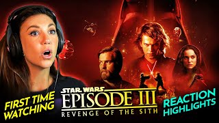 Coby devastated by REVENGE OF THE SITH 2005 Movie Reaction FIRST TIME WATCHING [upl. by Ayanat605]