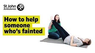 Fainting Causes amp Treatment  First Aid Training  St John Ambulance [upl. by Ellennahc457]