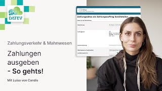 Zahlungen in DATEV Unternehmen online  DATEV Zahlungsverkehr amp Mahnwesen  Tutorial [upl. by Spanjian]