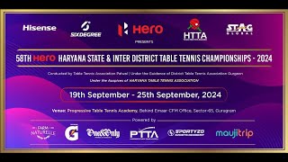 PRIZE DISTRIBUTION CEREMONY  58th Haryana State Inter District Table Tennis Championships  2024 [upl. by Amitaf]