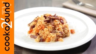 Risotto zucca e speck  Primi sfiziosi di riso [upl. by Shawn686]