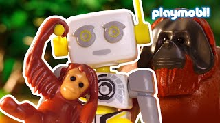 Saistu à quel point les singes sont intelligents 🐒 Question à ROBert  PLAYMOBIL en Français [upl. by Thalassa]