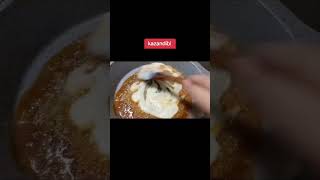 Kazandibi turkishfood kazandibi attempt1 foodlover musttrythisathome foodshorts famousrecipes [upl. by Alten]