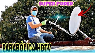 📡MODIFICA ANTENA PARABÓLICA PARÁ VER TODOS LOS CANALES ABIERTOS HDTV 100 REAL [upl. by Alarise657]