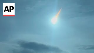 WATCH Small asteroid burns up in atmosphere over the Philippines [upl. by Enyaht]