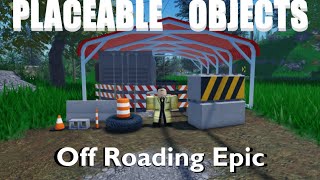 New placeable items update in OffRoading Epic [upl. by Seka865]