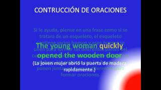 Clases de Inglés Nivel A1 clase 4a Construyendo Oraciones Parte 1 [upl. by Luaped]