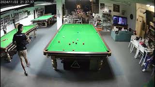 72 Break by Elson Yam vs Phil Chong JH Studio Damansara Perdana 22112024 [upl. by Nissy965]