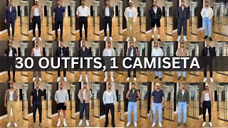 30 Outfits que Hacen A Los Hombres Más Atractivos solo 1 camiseta [upl. by Airdua]