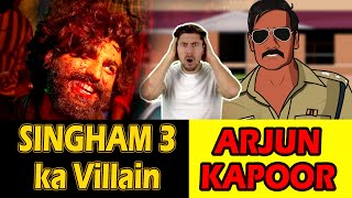 Singham Again ka Villain Arjun Kapoor  Bollywood Reaction [upl. by Baelbeer]