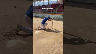 TIPOS DE BATEADORES CUANDO LOS GOLPEAN humor beisbolista beisbol baseball shorts [upl. by Rasmussen]