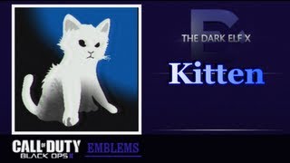 Black Ops 2 Emblem  Kitten [upl. by Aleahcim]