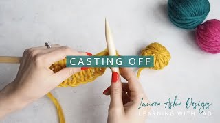 How To Knit Casting Off [upl. by Orms]