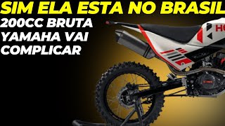 OLHA QUEM CHEGOU NO BRASIL 200 CILINDRADAS TRAIL VAI COMPLICAR YAMAHA [upl. by Anitsirc]