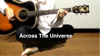 Across The Universe  The Beatles karaoke cover [upl. by Ermin]