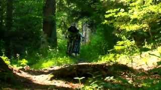 Domaine VTT aux Saisies sur lEspace Diamant entre Val dArly et Beaufortain [upl. by Rodavlas]