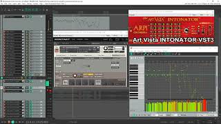 Art Vista Orchestra Intonation System  second video [upl. by Adnolahs]