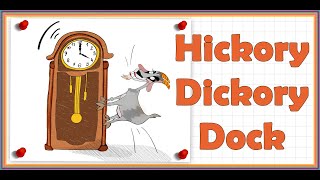 Hickory Dickory Dock I Nursery Rhymes and Kids Songs I The Songs From My Notebook I Children Songs [upl. by Esadnac]