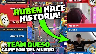 HISTÓRICO TEAM QUESO CAMPEÓN DEL MUNDO de CLASH ROYALE CRL WORLDS 2020  DrekzeNN  Clash Royale [upl. by Nho]