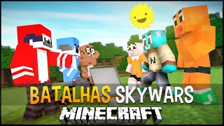 Minecraft Apenas um Show vs O incrivel mundo de gumball  Batalhas SkyWars [upl. by Ekeiram]