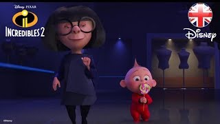 INCREDIBLES 2  Edna  Designing Fabulous  Official Disney Pixar UK [upl. by Ecam]