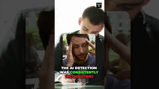 Explaining viral AI detection ethics 😱 chatgpt ai shorts viralnews [upl. by Iliram]