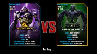 Real Steel WRB Free Sparring  NoisyBoy VS Zeus  NEW ROBOT [upl. by Marybella503]