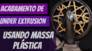 Como utilizar Massa Plástica no acabamento da sua Impressão 3d [upl. by Maxi]